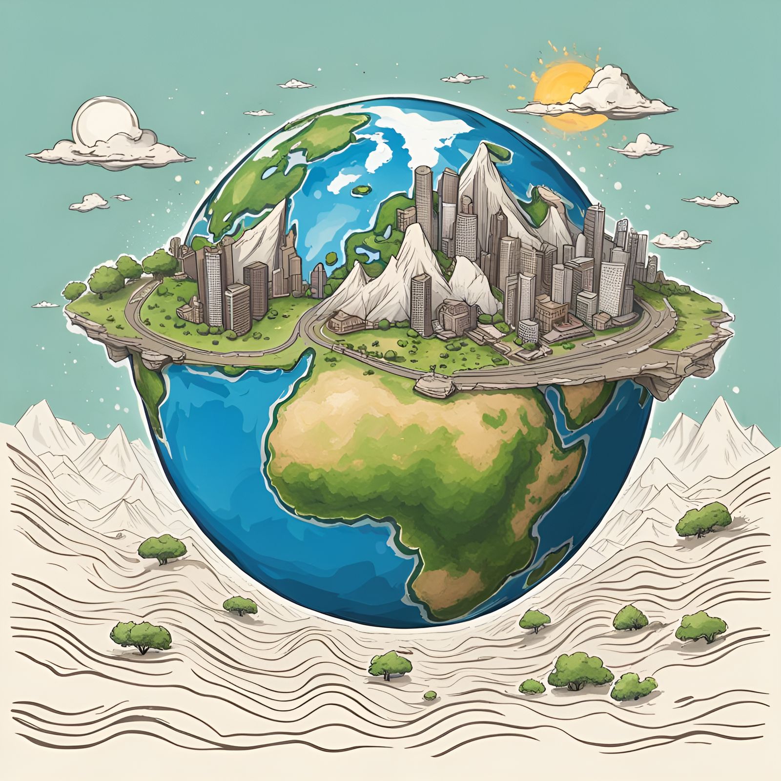 the planet Earth alive