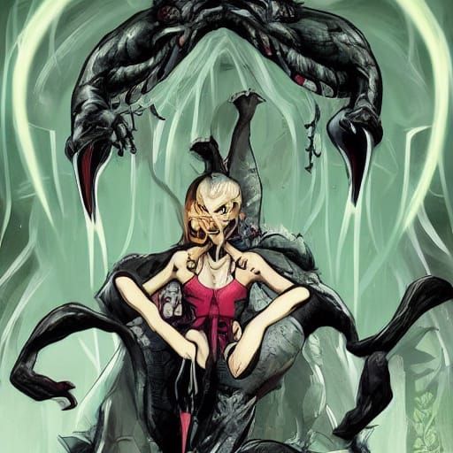 Intense Portrait: Lips Stained with Hidden Desires