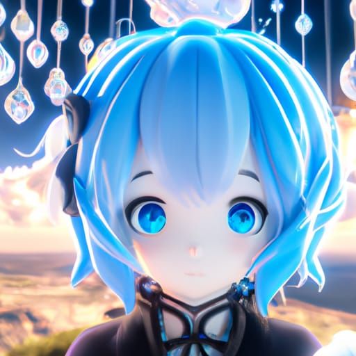 Cute Roblox Avatar in Anime Key Visual Style