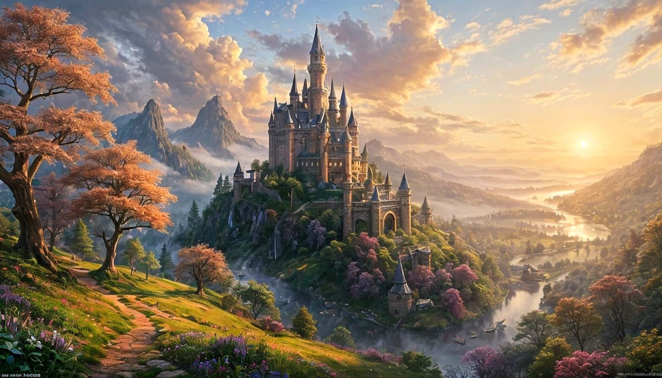 Ethereal Fairy-Tale Landscape in HD