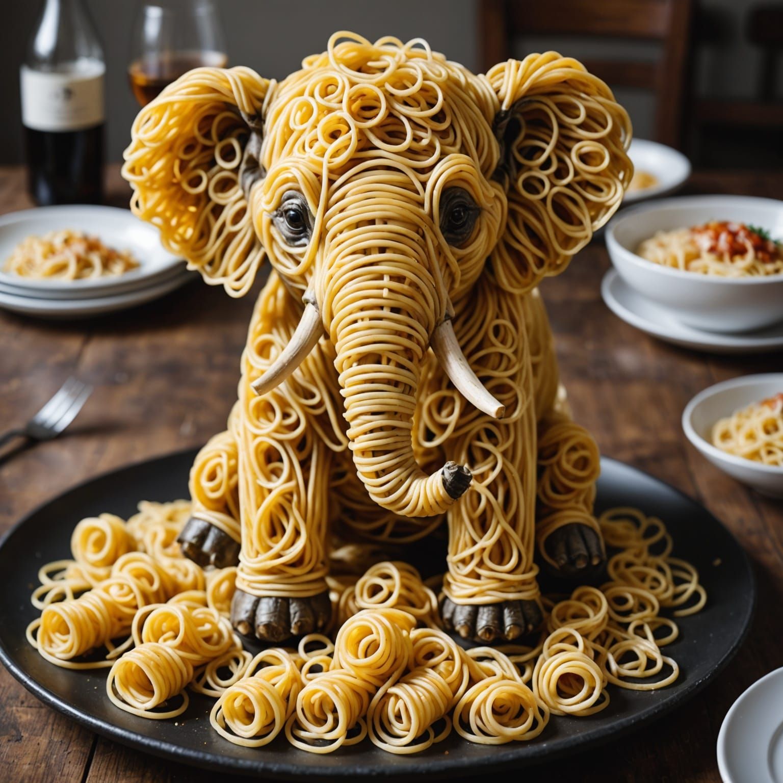 Spaghetti Elephant: A Culinary Creation