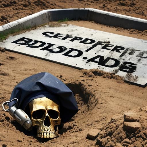 AI Image of Being Buried in Debt