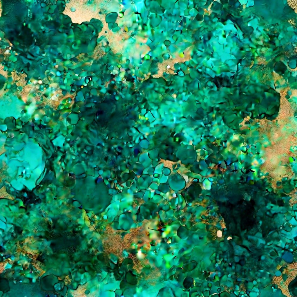 Stunning 3D Portrait of a Woman in Alcohol Ink Style