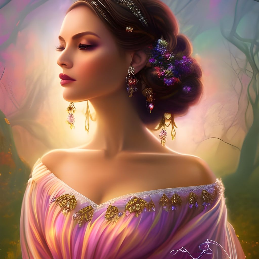 Hourglass Tree: A Surreal Fairycore Fantasy