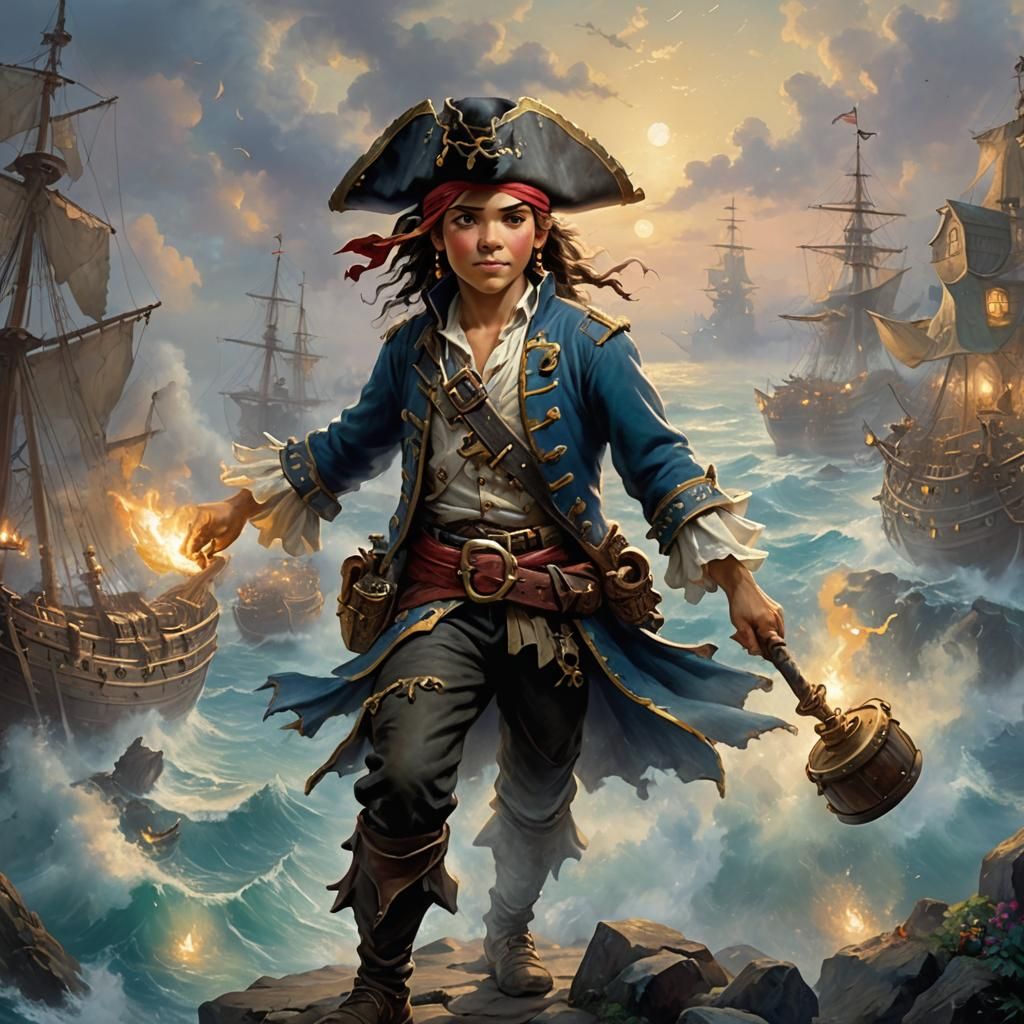 Jack Sparrow, the Kid Pirate King