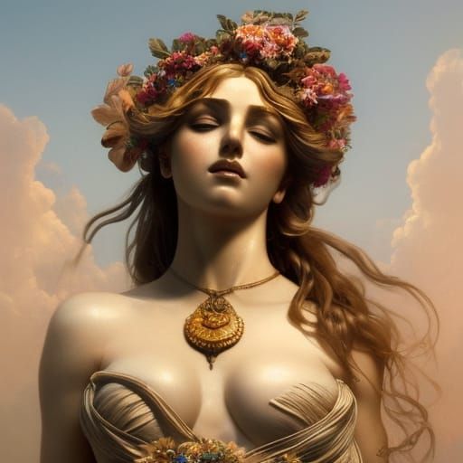 Aphrodite's Statue Coming to Life