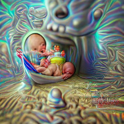 AI Image: The Moment of a Child's Birth