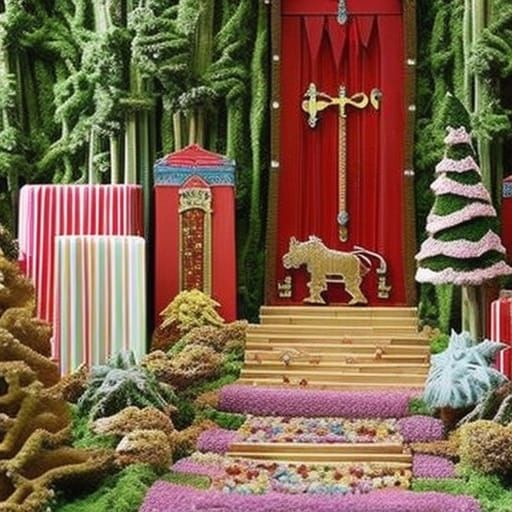 The Wardrobe entrance from Narnia