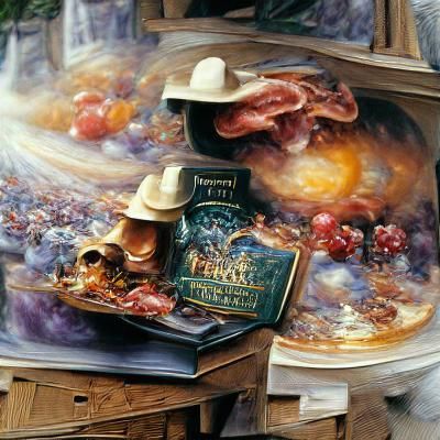 Discworld Scene as Oil Painting