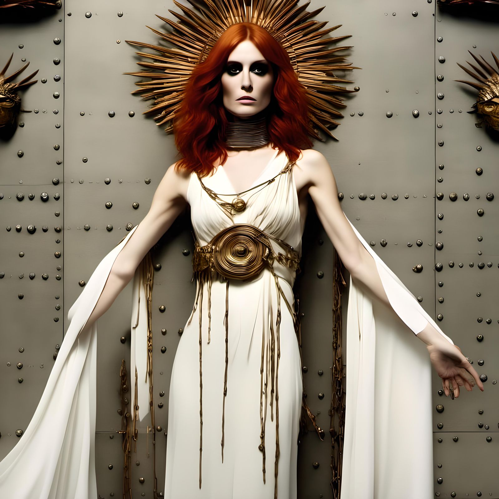 Sharon Tate as Athena: Hellenistic Sci-Fi Warrior