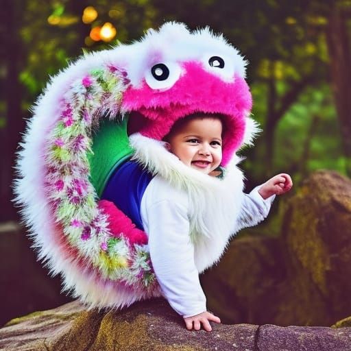 Cute Baby Dragon in Pixar Style