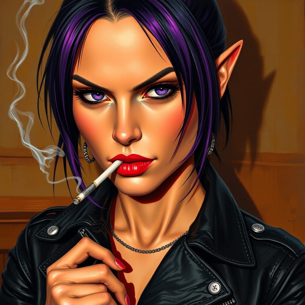 Mysterious Rebel in Smoky Tavern