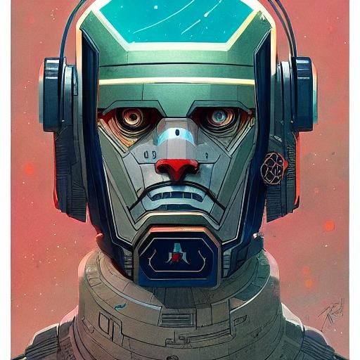 Sci-Fi Portrait in Digital Art Style