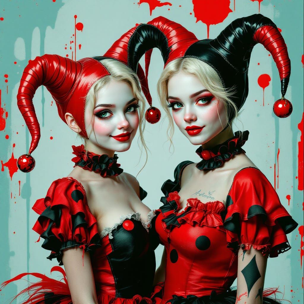 Harley Quinn Twins Cosplay