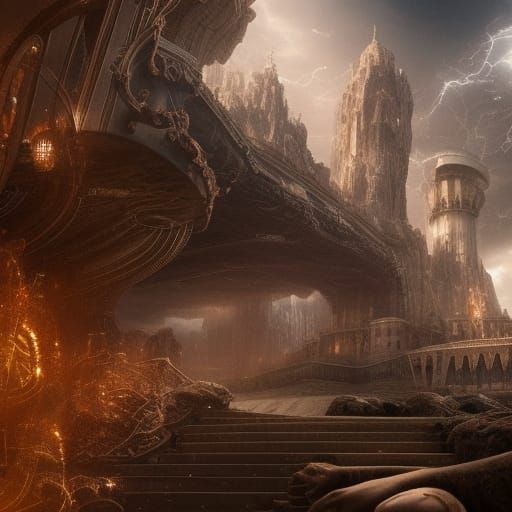 Epic Quantum Physics Digital Matte Painting