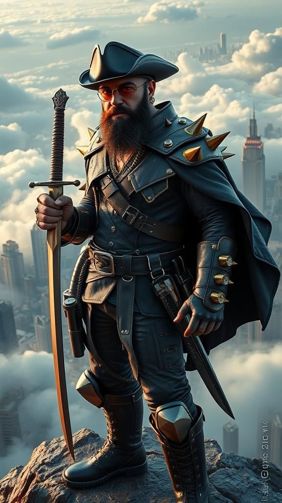 Steampunk Thug Portrait in Intricate Detail