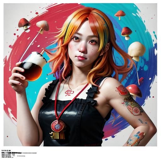 Hyperrealistic Anime Concept Art with Intricate Details