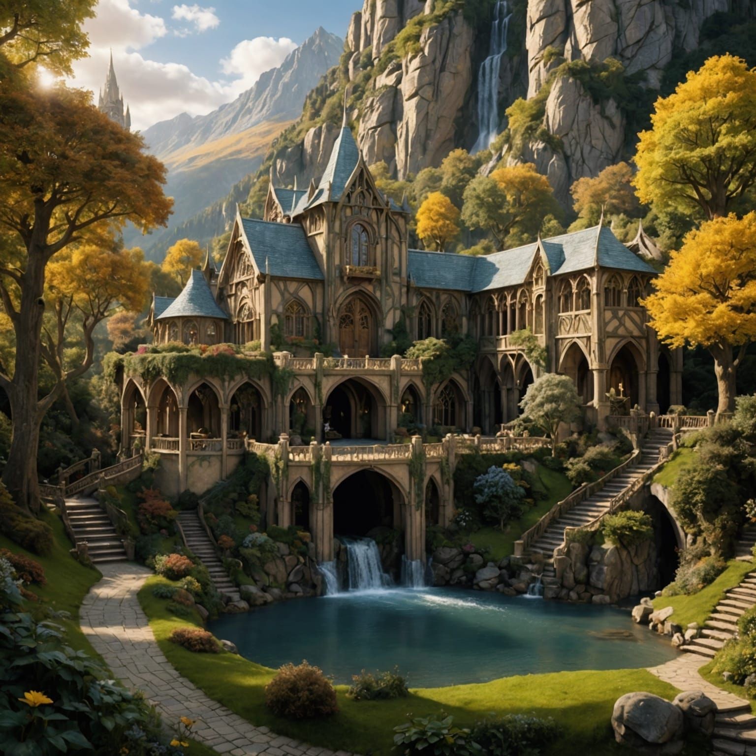 Rivendell: The House of Elrond in Lord of the Rings