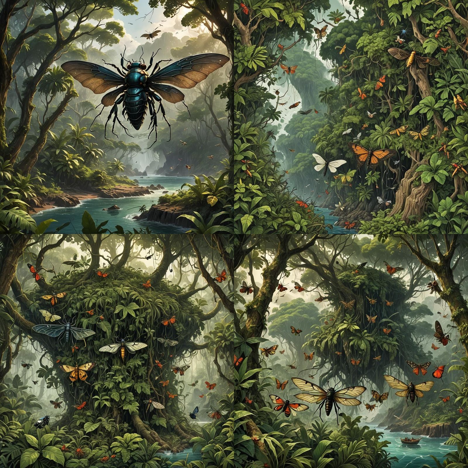 Dangerous Island of Colossal Insects in the Indian Ocean