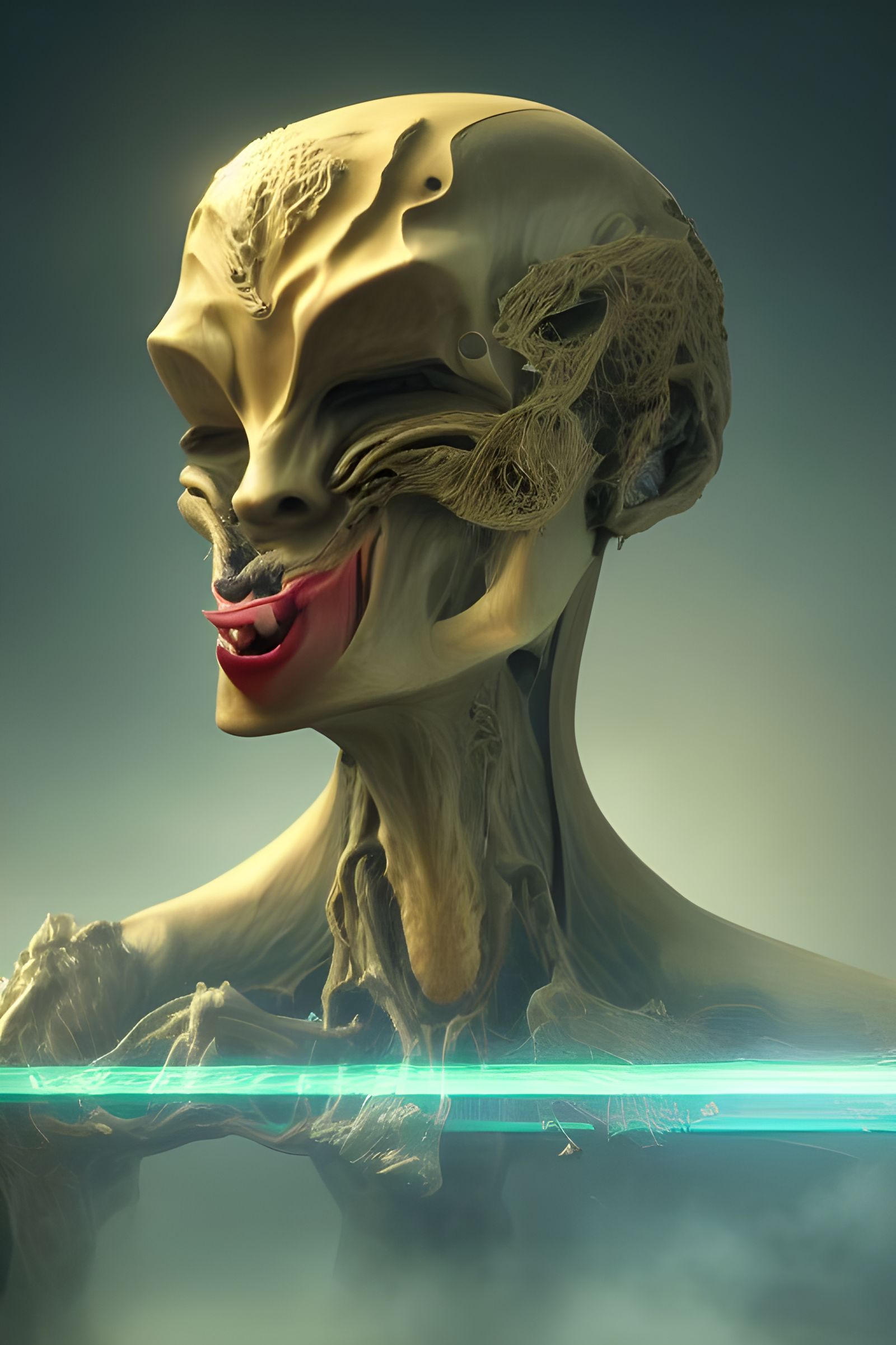 Futuristic Cityscape with Bizarre Creatures in Detailed SFX