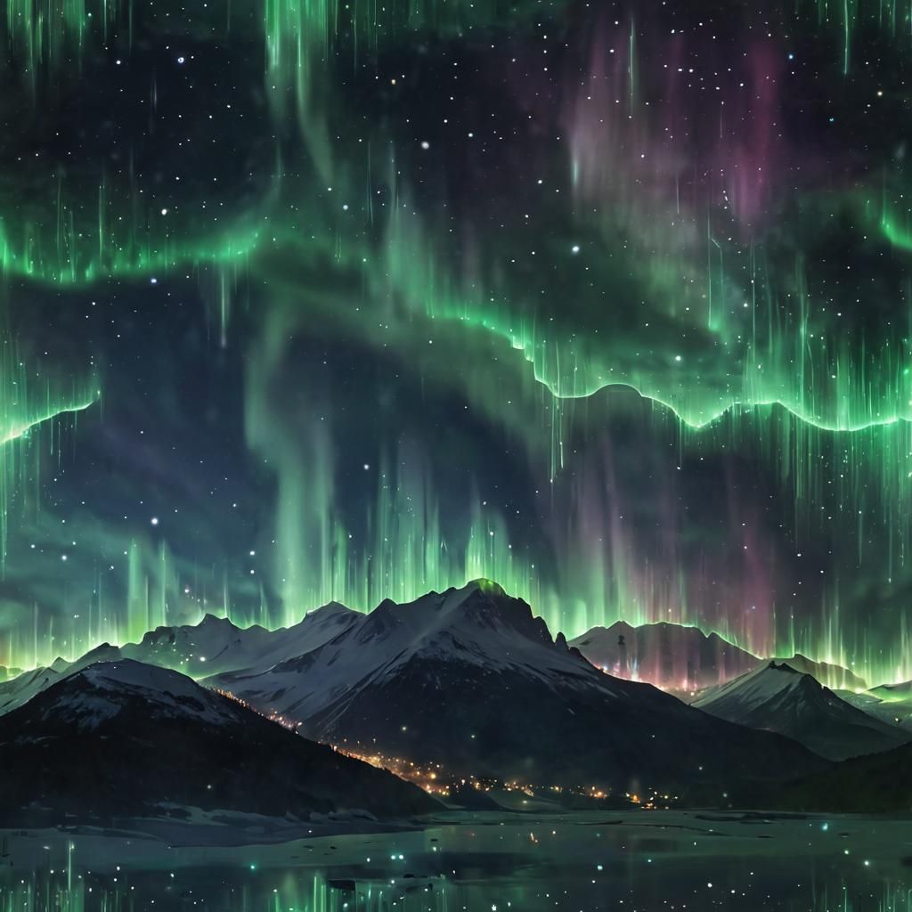 Circuitry Aurora Borealis Overlay