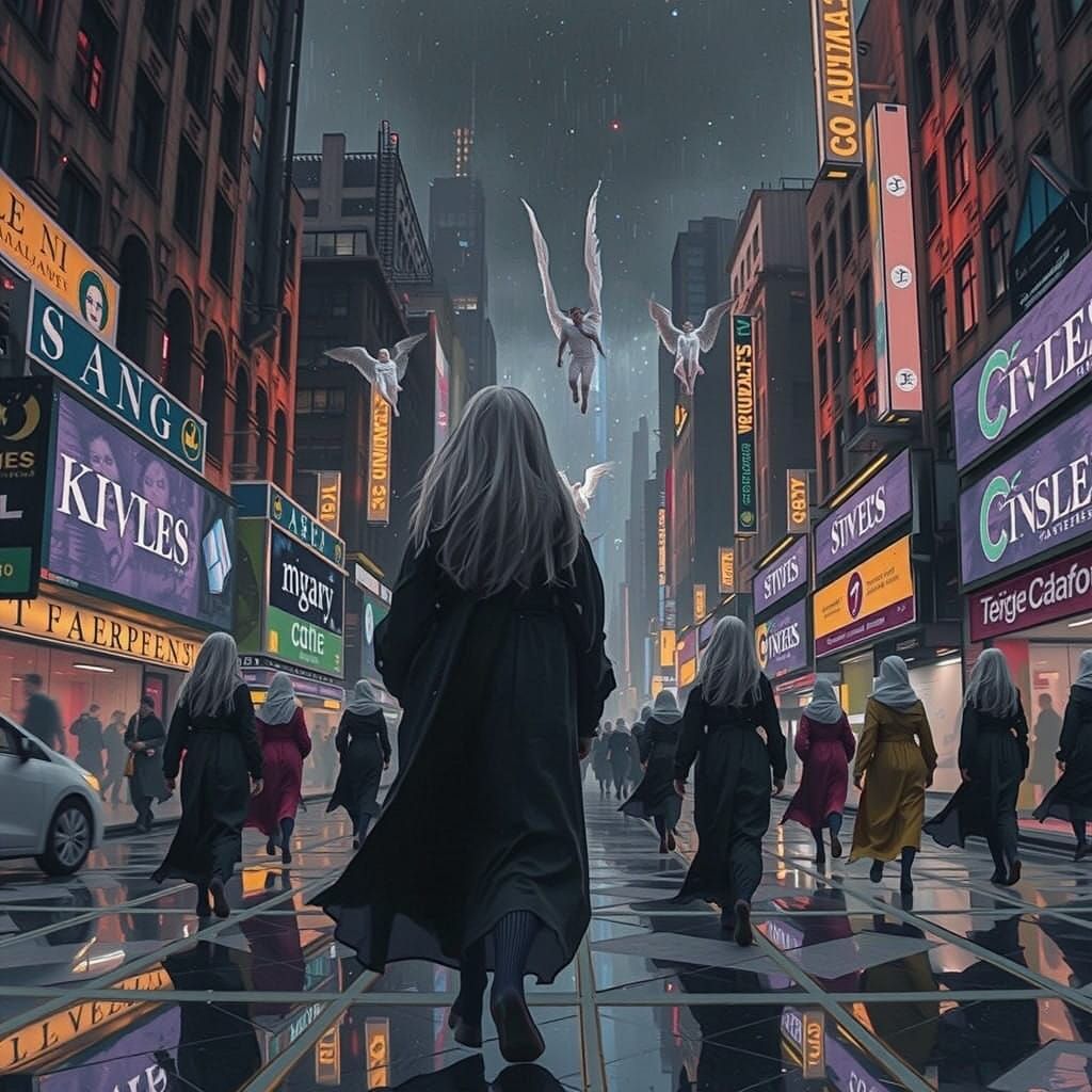 Heavenly Hosts in Ethereal Glow