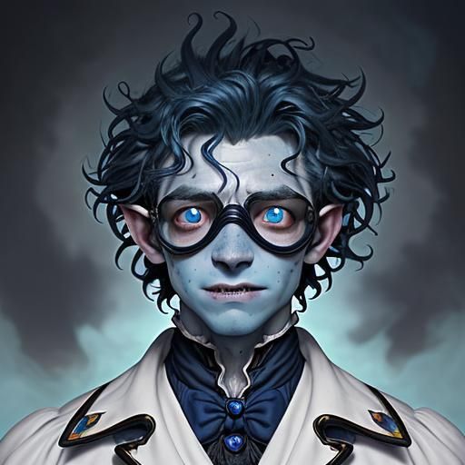 Adorable Goblin in Victorian Outfit, Hyperdetailed Fantasy A...