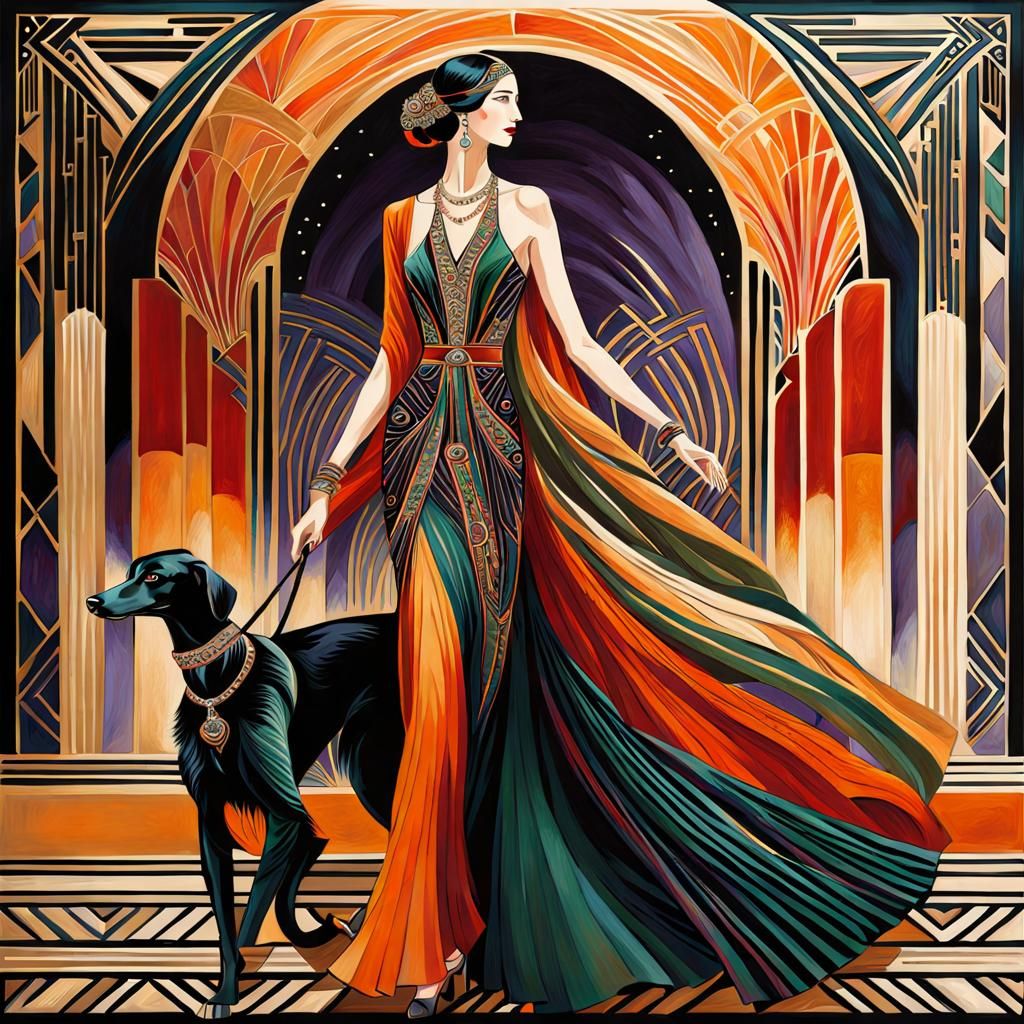 A Saluki Stroll