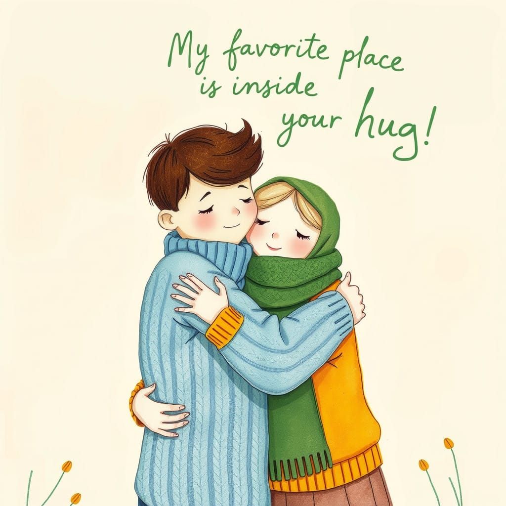 Tender Hug in Earthy Colors