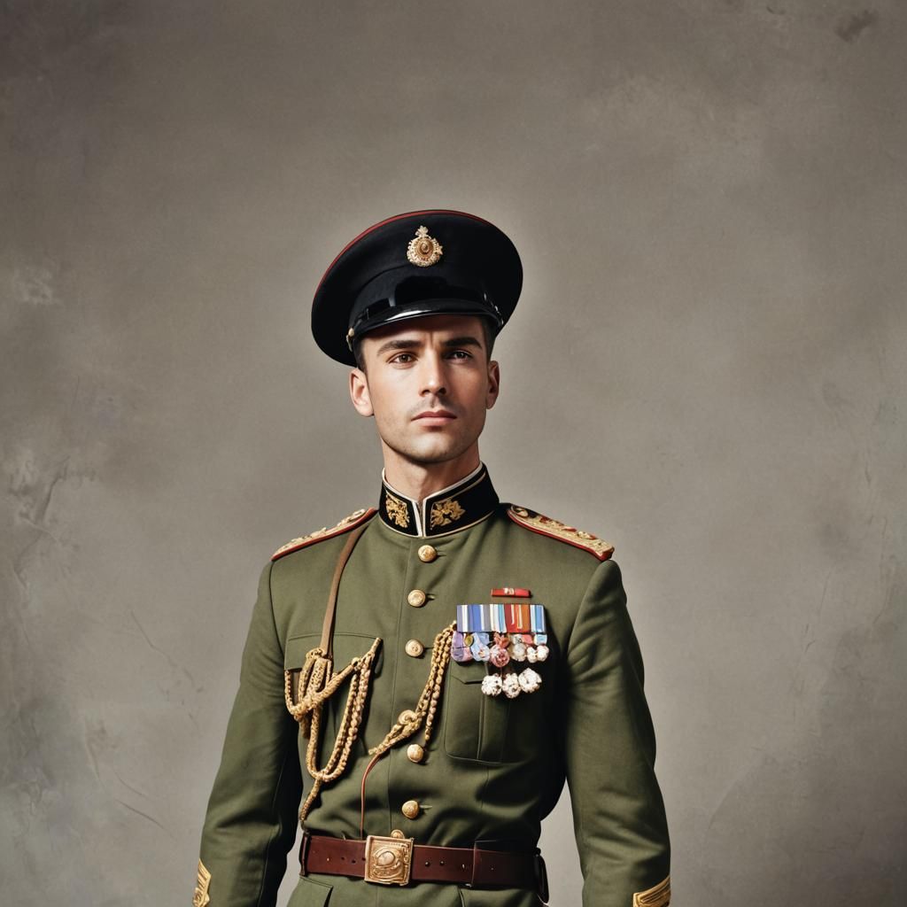 Royal Military Uniform Portrait