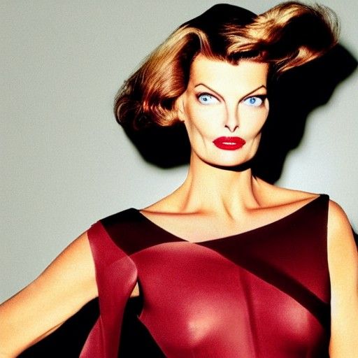 Linda Evangelista as Nagel Art