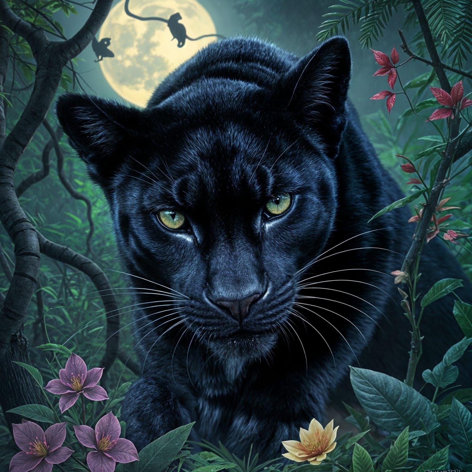 Regal Panther in Majestic Splendor