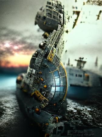 Last Spaceship Ascends from Barren Earth