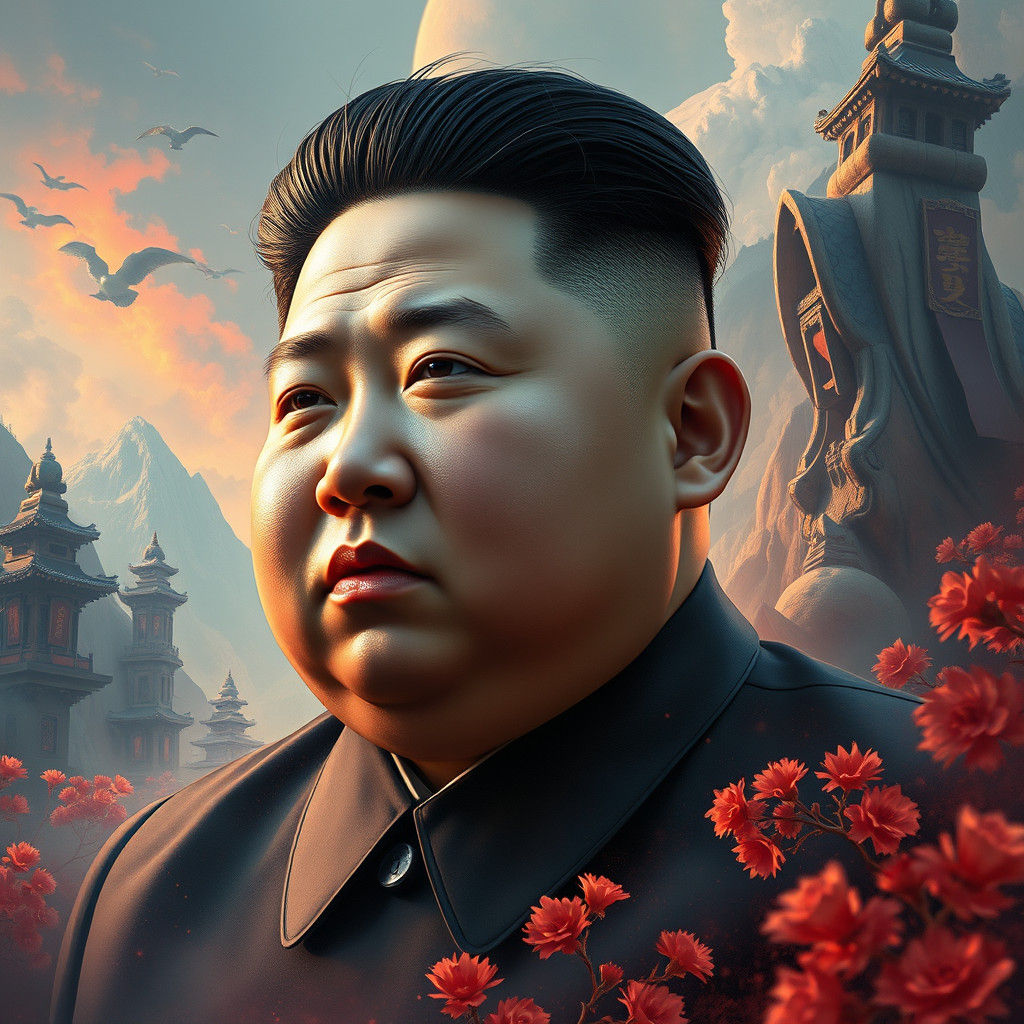 Surreal Portrait in High-Fantasy Digital Painting Style