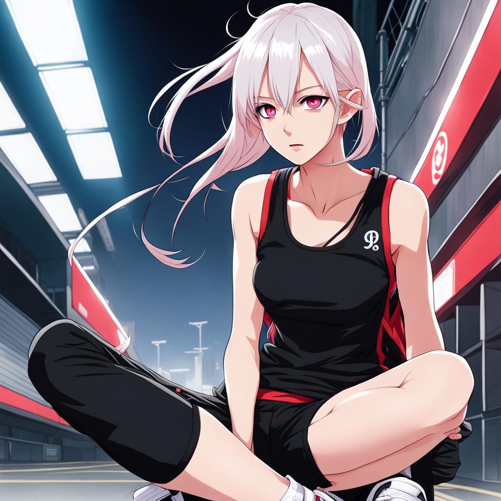 albino Korean athlete