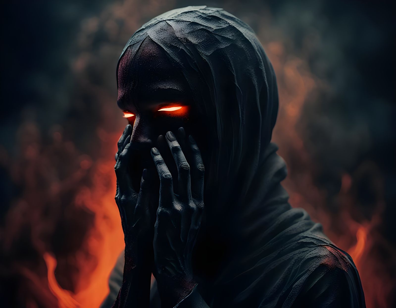 Ethereal Shadows in Abstract Surrealism