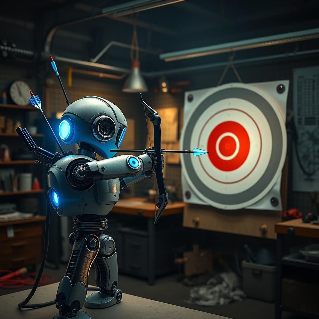 Robot Archer Aims in Atmospheric Laboratory