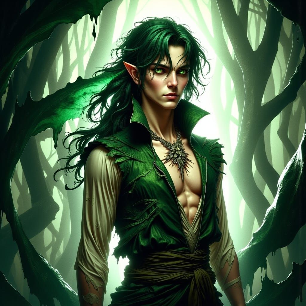 Realistic Elf Prince with Delicate Accents