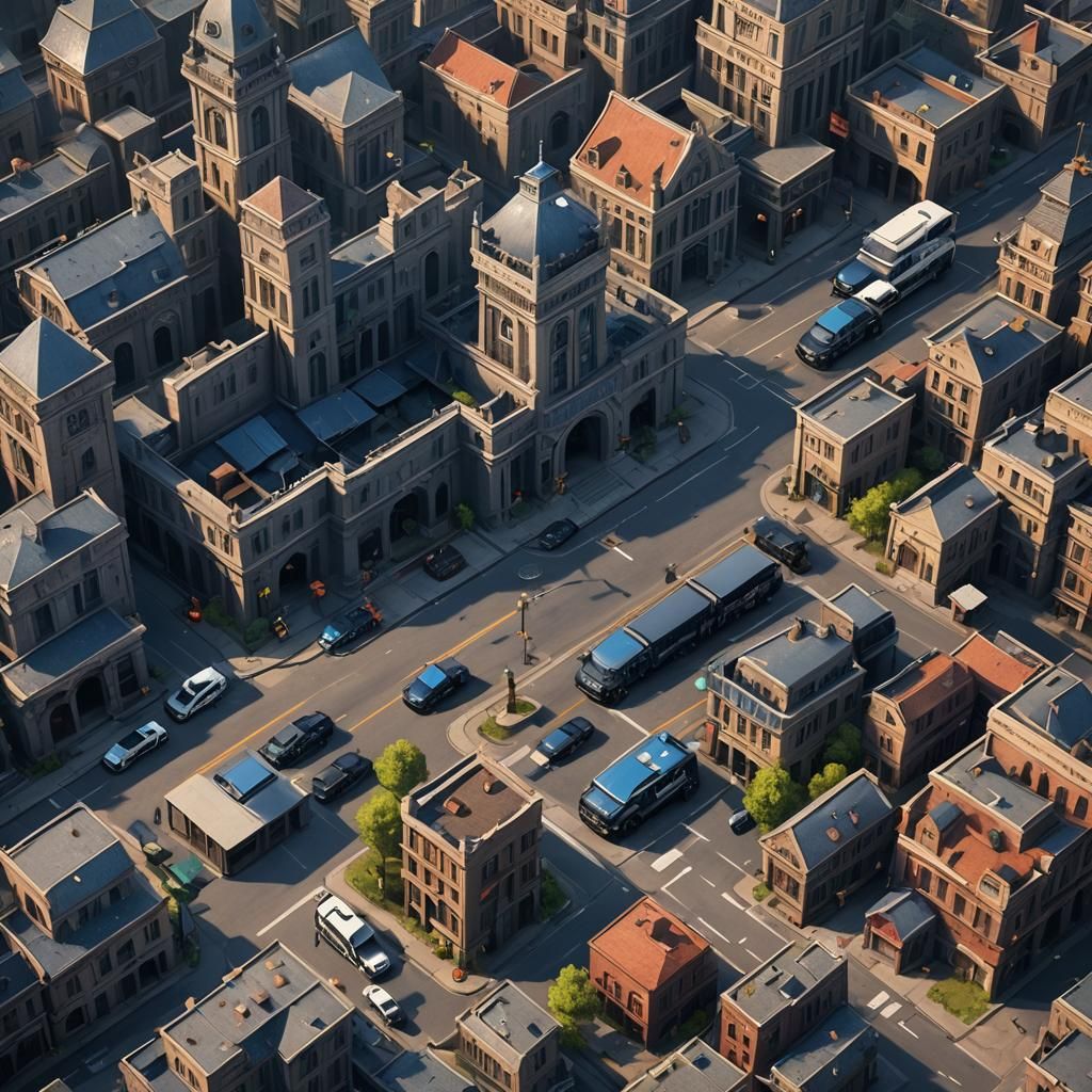 Detailed Police Officer Concept Art in 8k