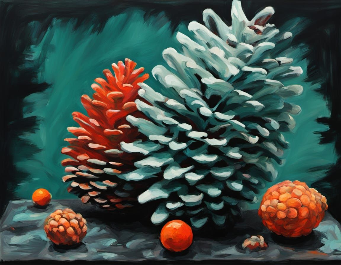 Surreal Deep Sea Observatory in Abstract Fauvist Style