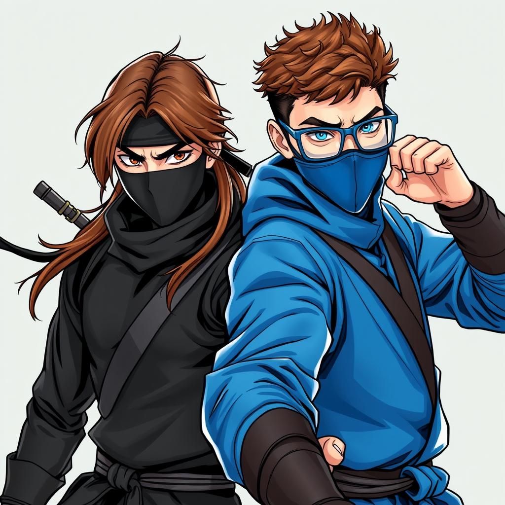 18 year old man with brown eyes and long brown hair  in blac...