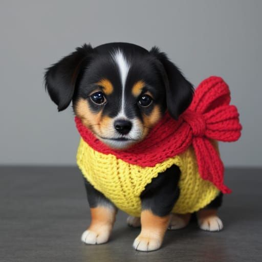 Adorable Dog Generated by AI