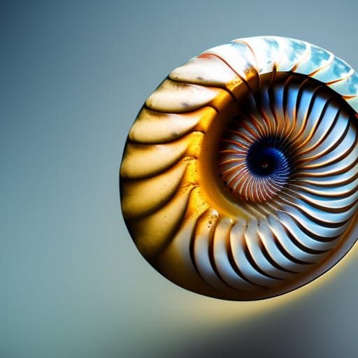 Nautilus Shell in Natural Light: Professional Photography