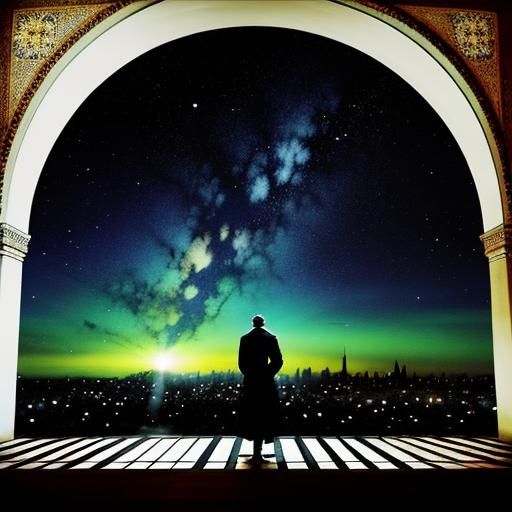 Abstract Image of Spiritual and Identity Crisis