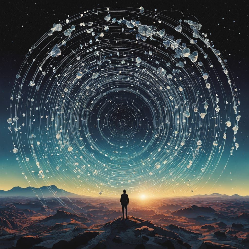 A Dance of Electrons in Vibrant Colors