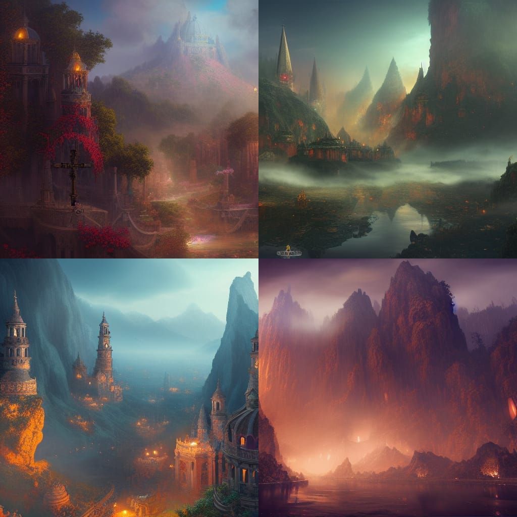 Santa Rosa de Lima: Detailed Matte Painting