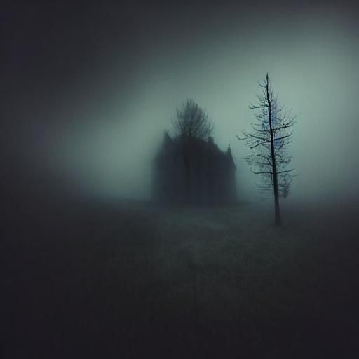 Gothic Model in VR Goggles in Dark Fantasy Art