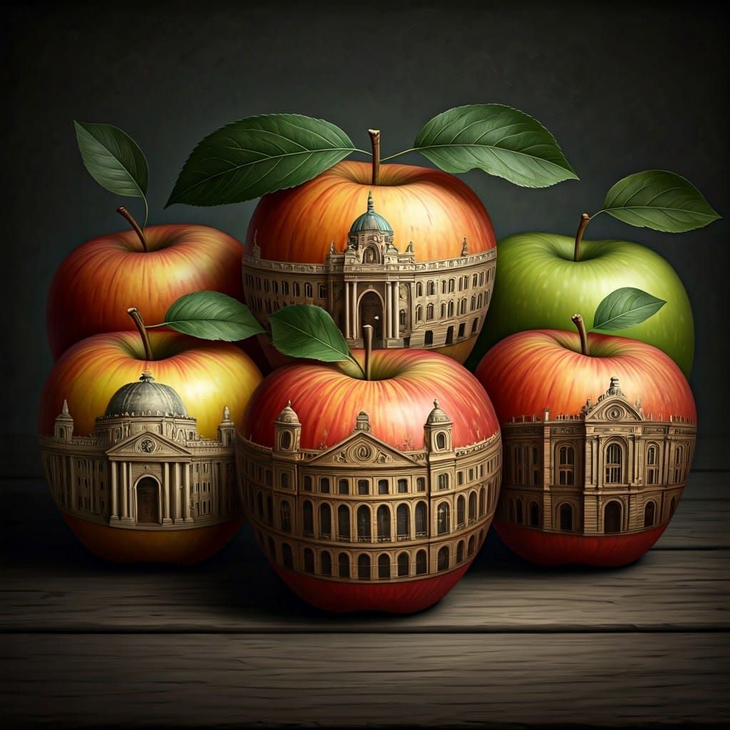 Surreal Architectural Masterpieces in a Collection of Unique...