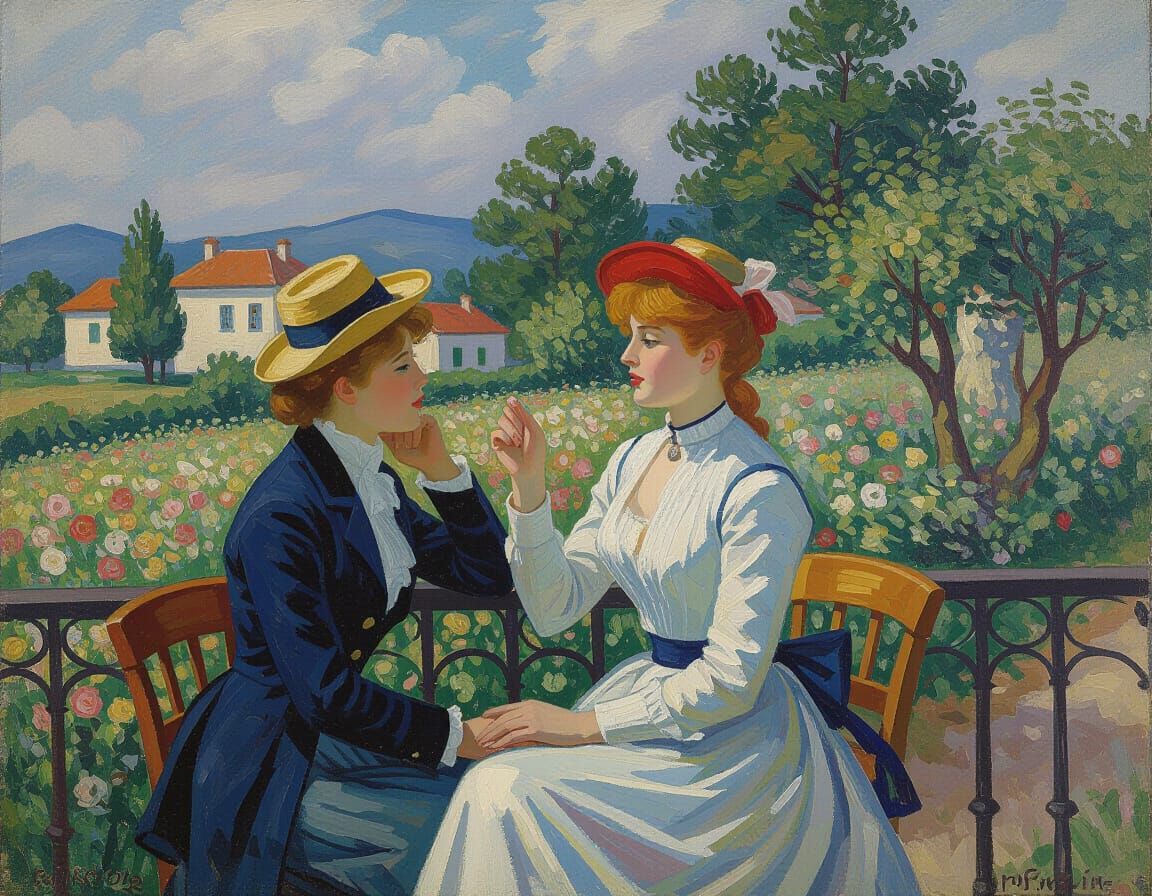 Impressionistic Dreamscape Inspired by Renoir