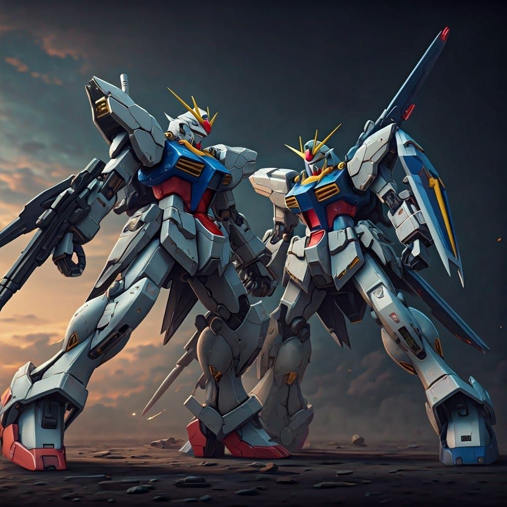 Gundam Aerial vs Barbatos: Epic Anime Mech Battle